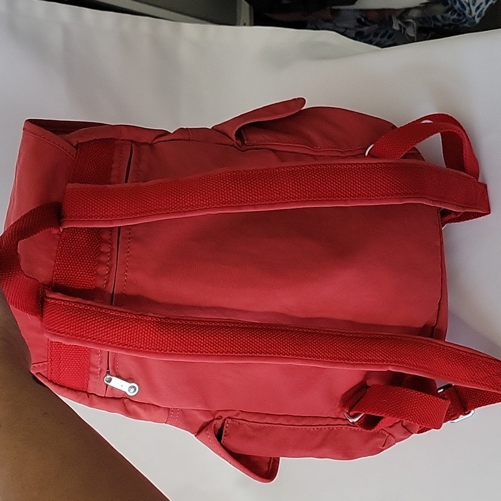 Kipling Vibrant Red Backpack - Picture 5 of 11